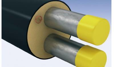 Cover image for Twin pipe system: Pre-insulated steel pipes for district energy