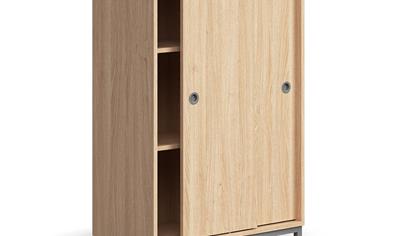 Cover image for QBUS Storage Lockable sliding door cabinet 2 shelves, 1252x800x400 mm