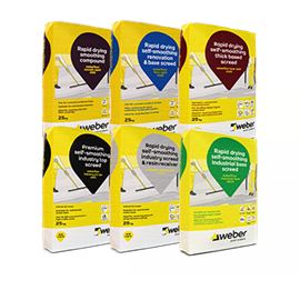 Cover image for weberfloor Rapid Screeds 