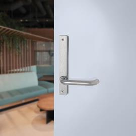 Cover image for Lockwood 4800 Series Narrow Plate Door Furniture - Lever only 4905/70SC