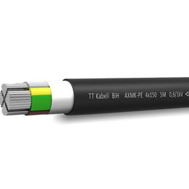 Cover image for AXMK-PE - Power cable 0,6/1 kV with Al conductors, XLPE insulated and PE sheathed from TT kabeli d.o.o.
