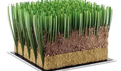 Cover image for Synthetic turf - 62 DOUBLE X PLUS ECOGREEN BIO GEO S