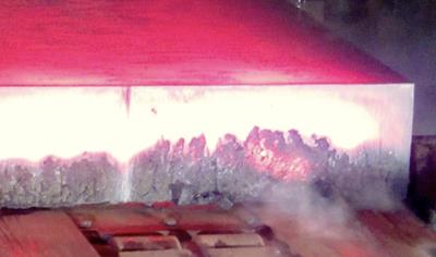 Cover image for Steel slabs produced via Electric Arc Furnace