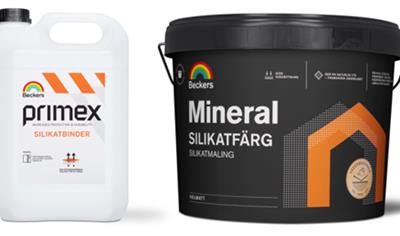 Cover image for PPG Beckers Primex Silikatbinder and PPG Beckers Mineral Silikatfärg