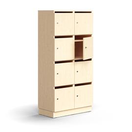 Cover image for QBUS Post and personal storage locker 8 comps, 1636x800x420 mm