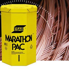 Cover image for Welding Filler Metals - Copper-coated not annealed MAG wire in Marathon Pac
