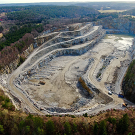Cover image for Raw rock from Stenungsund quarry - Ödsmål 