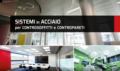 Cover image for SISTEMI in ACCIAIO per controsoffitti e contropareti
