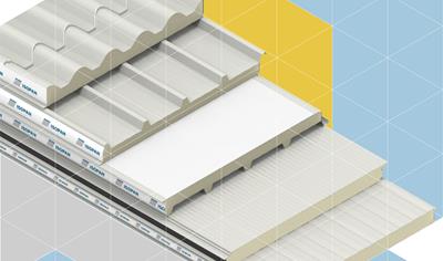 Cover image for Sandwich panels with steel facings and expanded polyurethane or polyisocyanurate insulating core