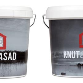 Cover image for Falu Rödfärg Träfasad, Falu Rödfärg Knut&Foder, water-soluble dispersion paint based on linseed oil in 9 different colours
