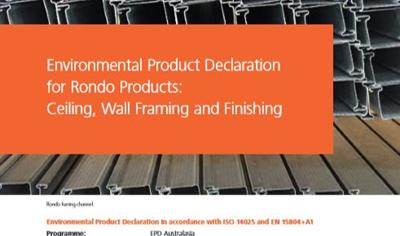 Cover image for Rondo Steel Products: Ceiling, Wall Framing and Finishing