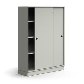 Cover image for QBUS Storage Lockable sliding door cabinet 3 shelves, 1636x1200x400 mm 