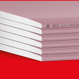 Cover image for PLACA DE YESO LAMINADO FUEGO F 15 mm; FIRE RESISTANT GYPSUM PLASTERBOARD F 15 mm