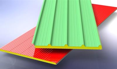Cover image for Sandwich panels with steel facings and mineral wool insulating core