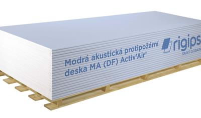 Cover image for Rigips Blue Acoustic Plasterboard MA (DF) Activ´Air® 12,5 mm