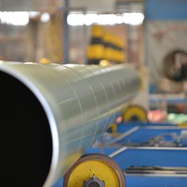 Cover image for Spirally Welded OD Coated Pipes 2 BF Routed Steel