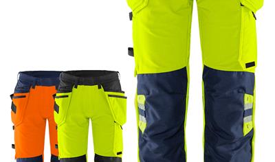 Cover image for High Vis Green craftsman stretch trousers class 2 2644 GSTP 