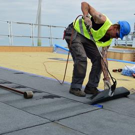 Cover image for Reinforced bitumen sheets for roof waterproofing, exposed top layers