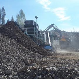 Cover image for Aggregates from Sundsvall quarry – Råsta