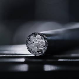 Cover image for HDPE-coated PC-strand – Prestressed steel for reinforcement of concrete
