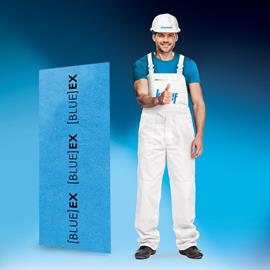 Cover image for Blue EX plasterboard