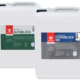 Cover image for PPG Tikkurila Alfablock and Hydroblock WB