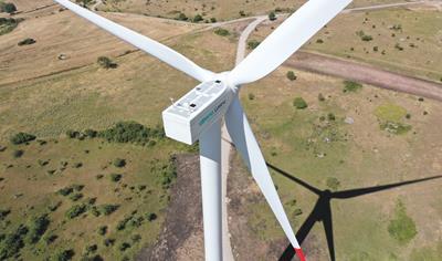 Cover image for Electricity from a European onshore wind farm using SG 2.6-114 wind turbines