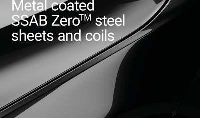Cover image for Metal coated SSAB Zero steel sheets and coils