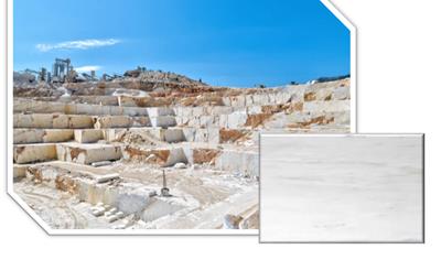 Cover image for DIONYSSOS WHITE MARBLE SLABS (3cm thickness)