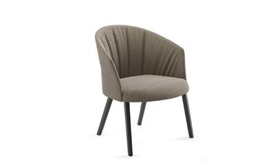 Cover image for Copa chair, stool & lounge chair with four wooden legs