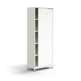 Cover image for QBUS Storage Lockable sliding door cabinet 4 shelves, 2020x800x400 mm