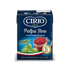 Cover image for CIRIO Finely Chopped Tomatoes with Basil 
