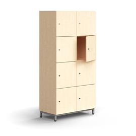 Cover image for QBUS Lockable personal storage 8 comps, 1636x800x420 mm