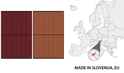 Cover image for BDO photovoltaic modules Spectrum Orange and Red from BISOL Proizvodnja, d.o.o.