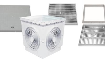 Cover image for CATCH BASIN WITH FRAME AND COVER/GRATING