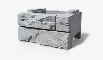 Cover image for Verti-Block concrete retainingwall system