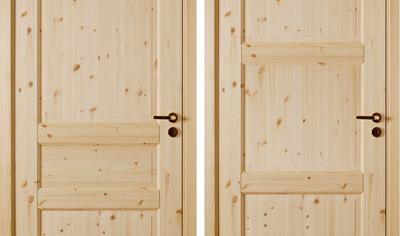 Cover image for Atle 3 Furu - Wooden interior door, untreated
