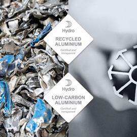 Cover image for Mill finished aluminium profile implemented with Circal 75R billet produced by Hydro Extrusion Nenzing GMBH