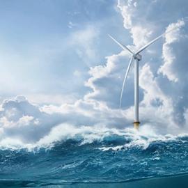 Cover image for Electricity from a European offshore wind farm using SG 14-222 wind turbines