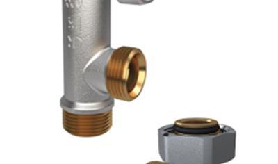 Cover image for LK Manifold HWR, T-piece and adapter, nickel plated