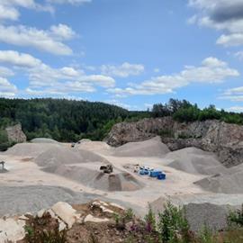 Cover image for All-in rock 0/150 from Tranås quarry - Kleva