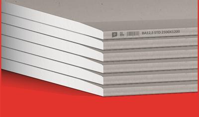 Cover image for PLACA DE YESO LAMINADO ESTÁNDAR STD 12,5 mm; STANDARD GYPSUM PLASTERBOARD STD 12,5 mm