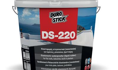 Cover image for Durostick - Sealing & waterproofing product for rooftops, walls and clay-roofing tiles - DS-220