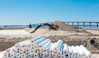 Cover image for Geodren® High-Performance Polypropylene Nonwoven Geotextile