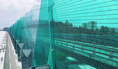 Cover image for Hammerglass Noise barrier system Post Free (STOLPFRI)