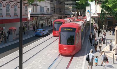 Cover image for Urbos 100 LRV for Parramatta