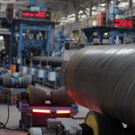 Cover image for Spirally Welded Bare Pipes 2 BF Routed Steel