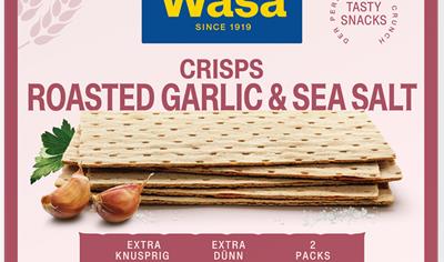 Cover image for Wasa Crisps Roasted Garlic & Sea Salt