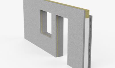 Cover image for Solid precast concrete insulated wall (Sandwich)