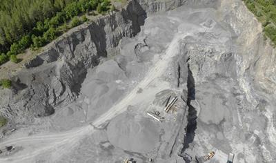 Cover image for Aggregates from Östersund quarry – Rannåsen